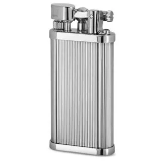 Dunhill Core Range - Lines Silver Plate (Pipe Flame)