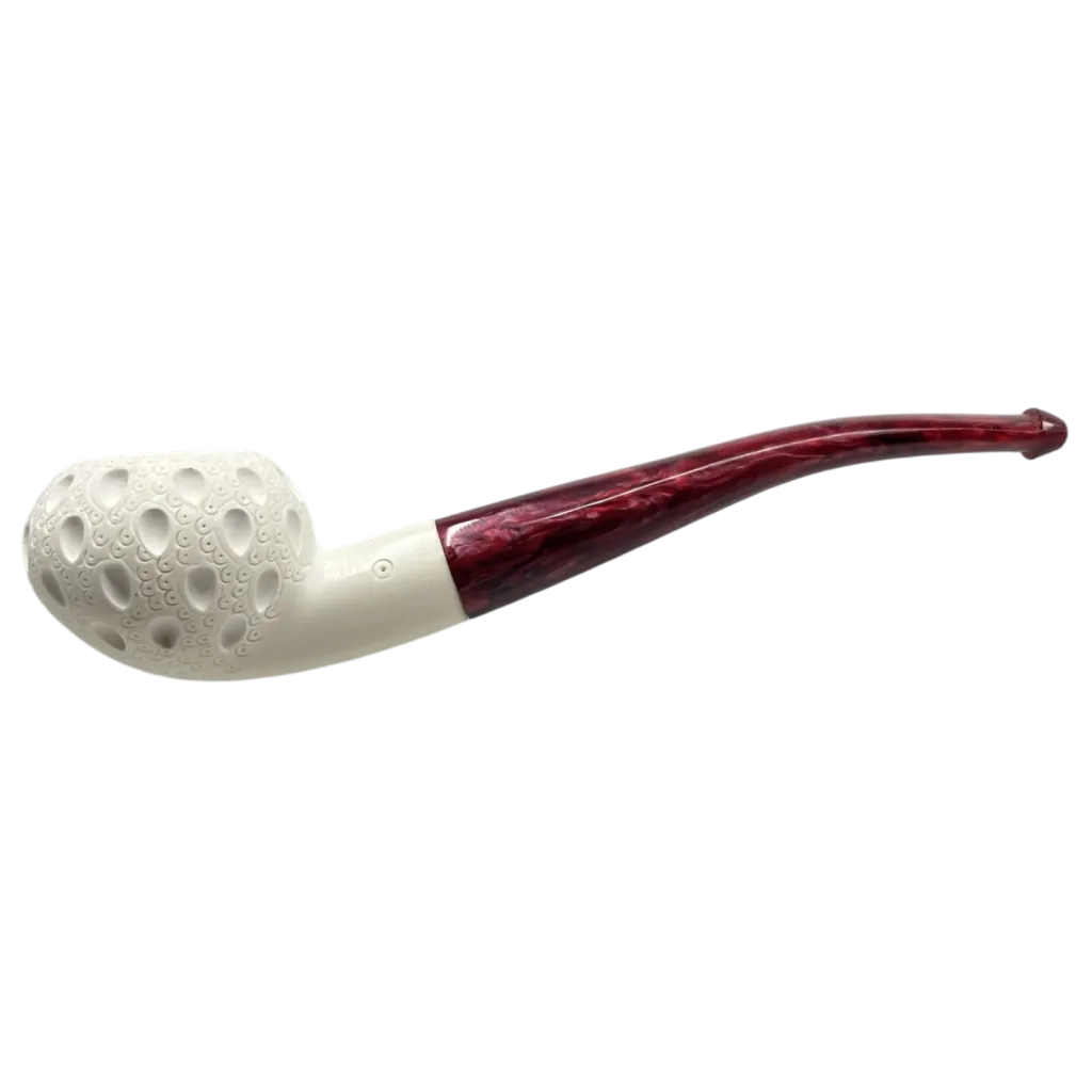 Meerschaum Tomato w. Hand Carved Details
