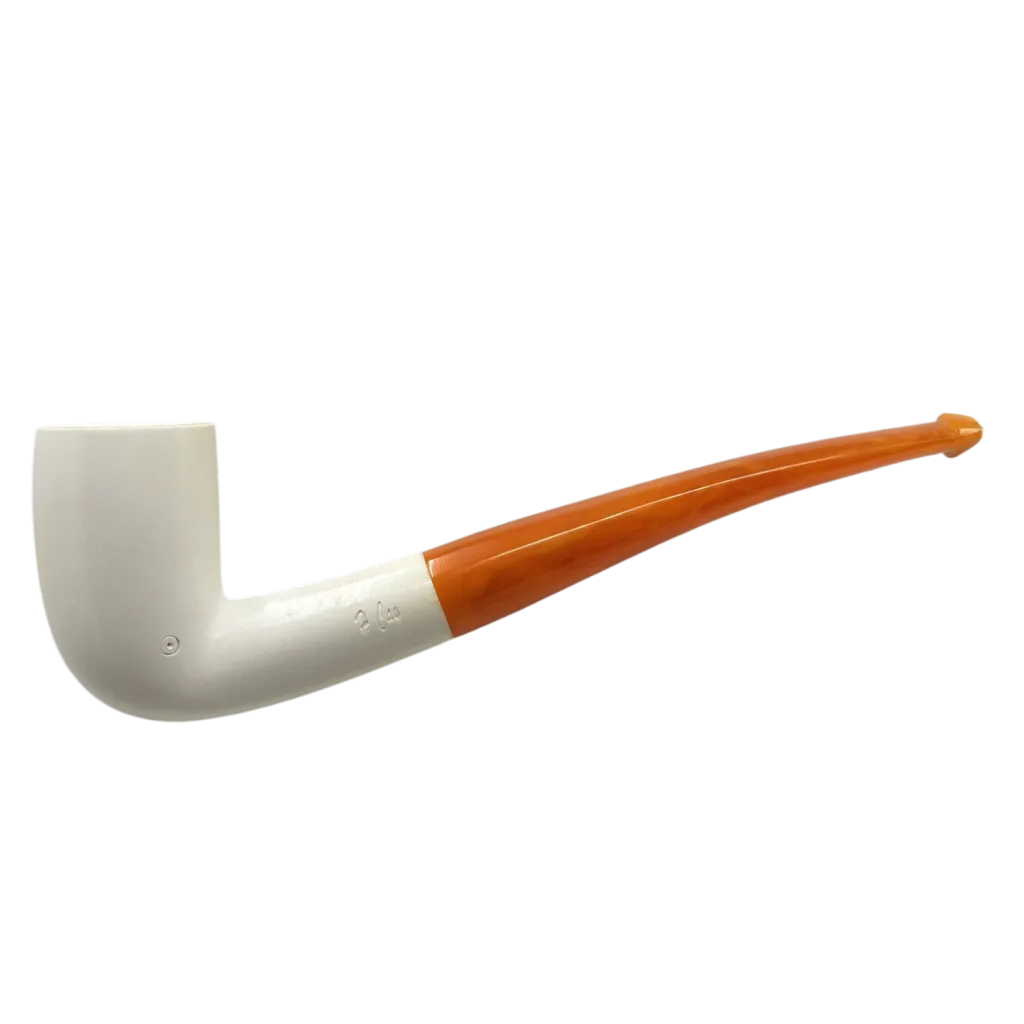 Meerschaum Chimney w. Orange Stem