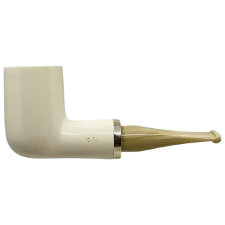 Meerschaum Large Billiard w. 925 Silver