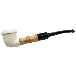 Meerschaum Calabash Hand Carved Details