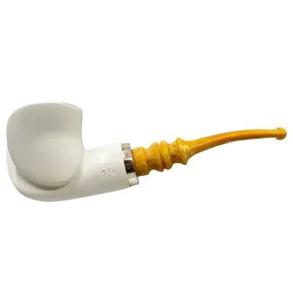 Meerschaum Freehand Hybrid Stem w. 925 Silver