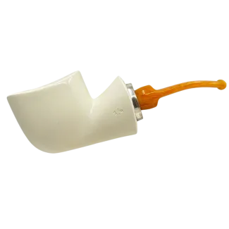 Meerschaum Freehand w. details and 925 Silver