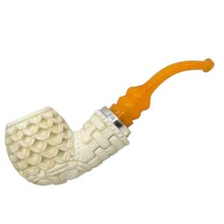 Meerschaum Colored Stem 925 Silver